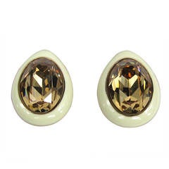 Ciner Swarovski crystal earrings 1980s - New old stock 7