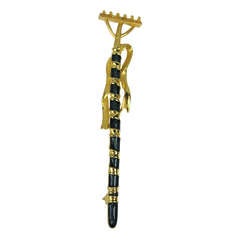 Karl Lagerfeld Rake Brooch New old stock- New Never Worn 1990s 3