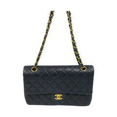 Chanel Navy Blue Iconic Handbag