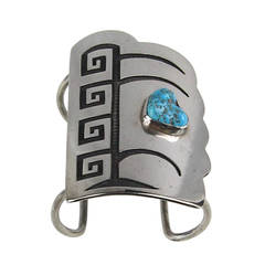 Native American Pawn Hopi Shield Bracelet Cuff 11