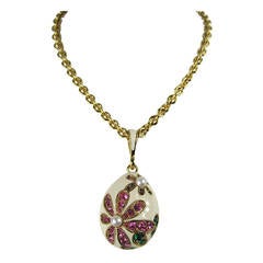 Nina Ricci swarovski crystal Drop Necklace New Old Stock 12