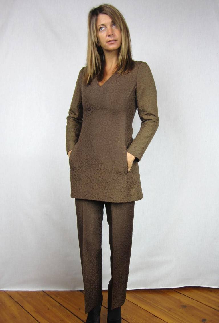 60s womens pant suit