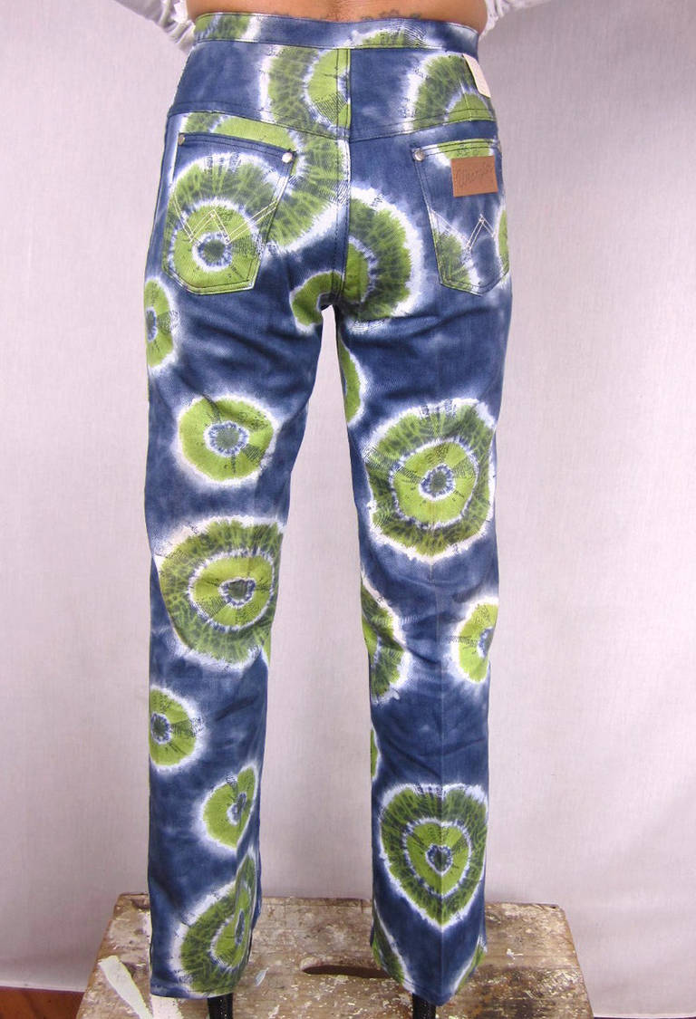 New Dead Stock Tye Dye 1960s Wrangler Jeans at 1stDibs wrangler jeans