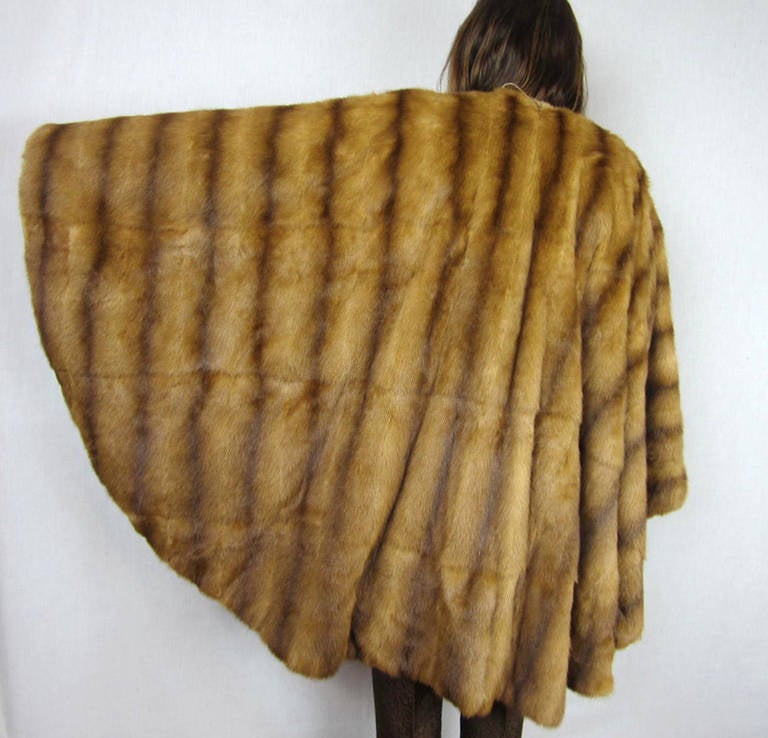 Vintage Mink Revisable Mink Fur cape O/S 2