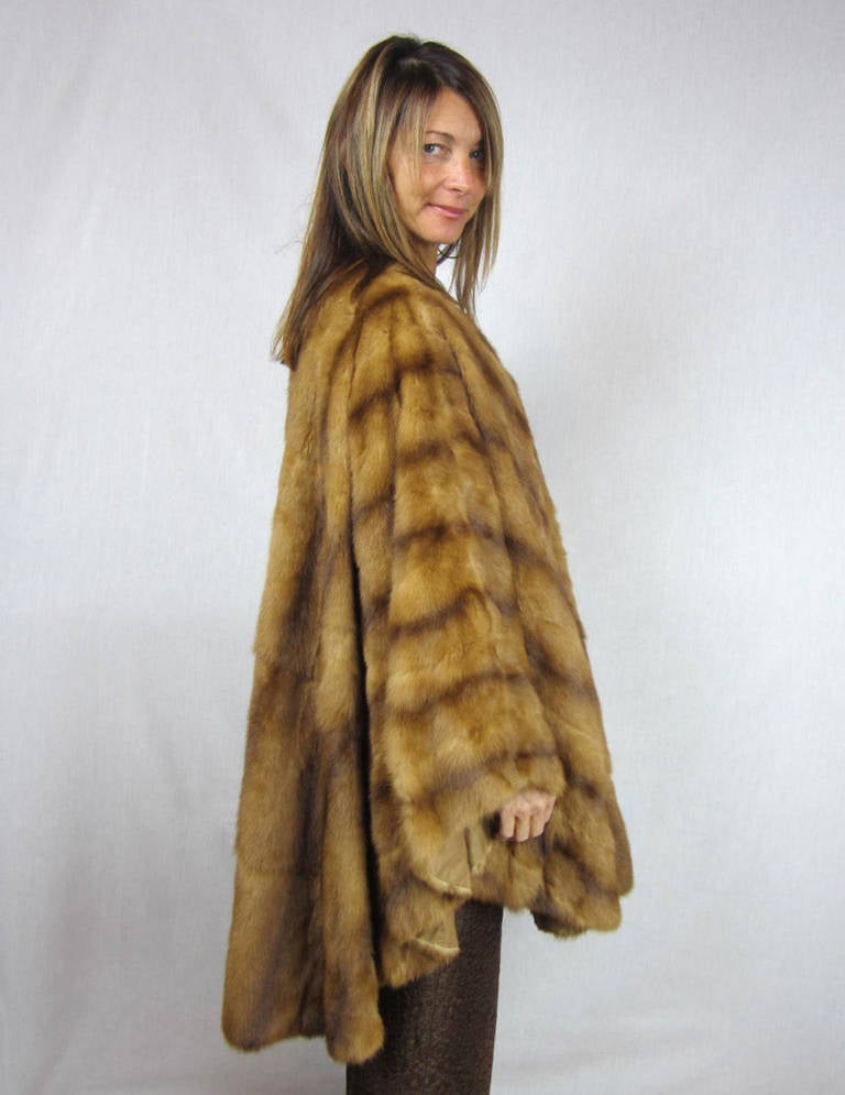 Vintage Mink Revisable Mink Fur cape O/S 1