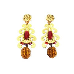 Philippe Ferrandis Vintage 90s Gripoix Dangle Earrings 3