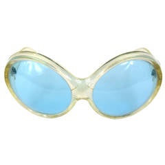 1960s Mod Bug Eye Sunglasses Italy 5