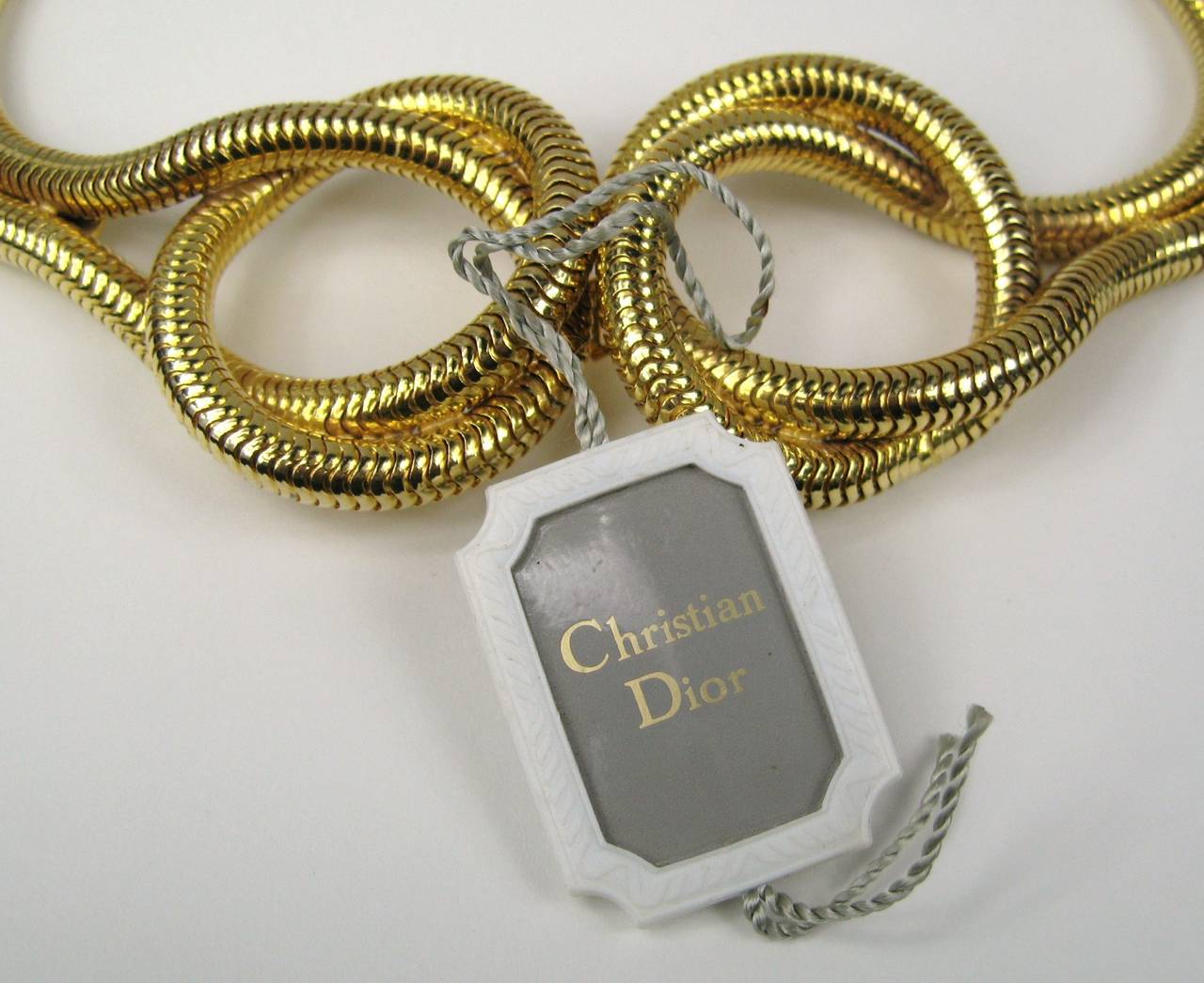 New Old stock Christian Dior Belt
Clips closed in the front

30