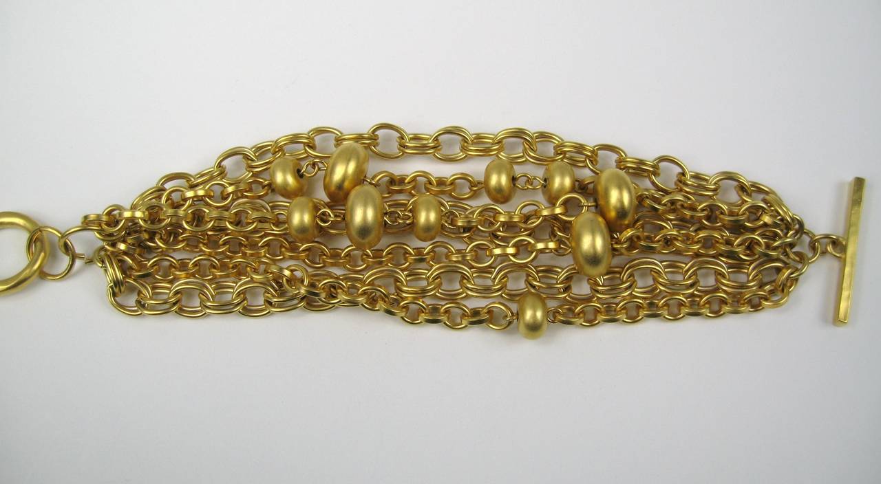 Karl Lagerfeld Multi Strand Bracelet  New Old Stock 1990s
