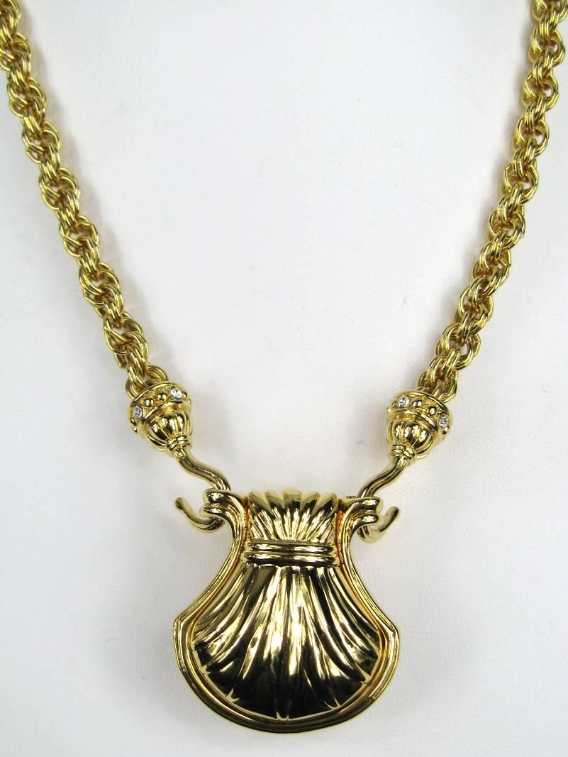 miller pave long necklace