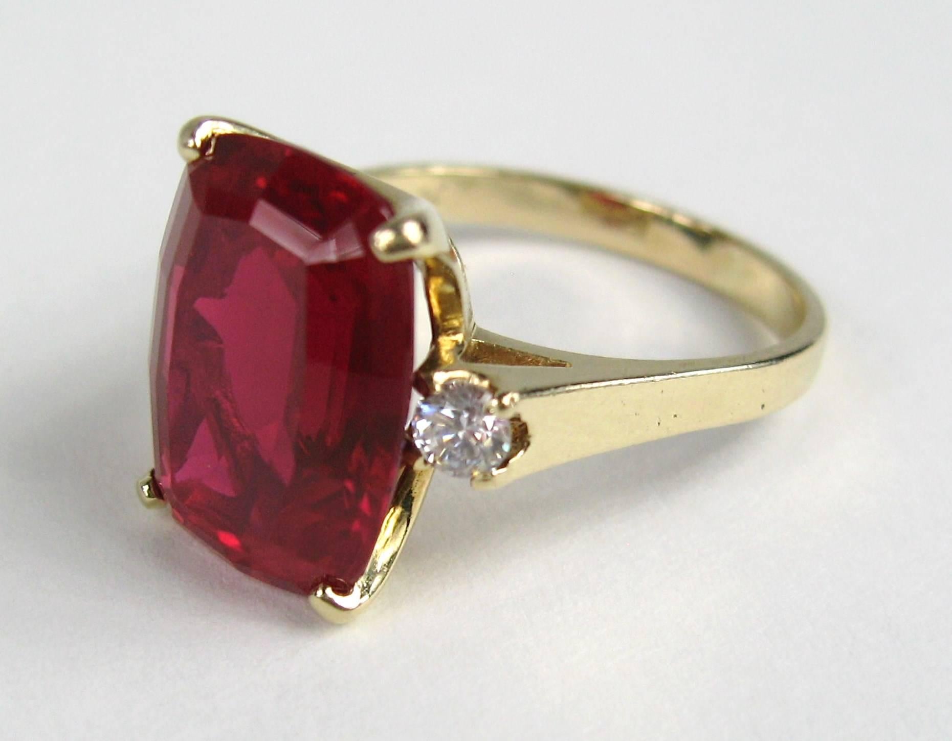 ruby ring gold