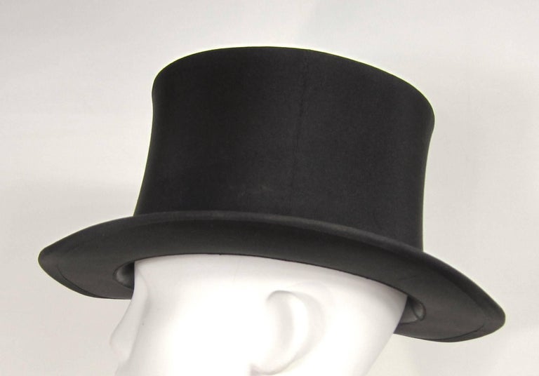 Vintage Stetson Black TOP HAT with Box at 1stDibs | stetson top hat ...