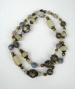 GIORGIO ARMANI beaded Necklace New, Never worn  1990s