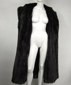 Stunning Winter Mink Iined Women's Trench Coat Medium Large