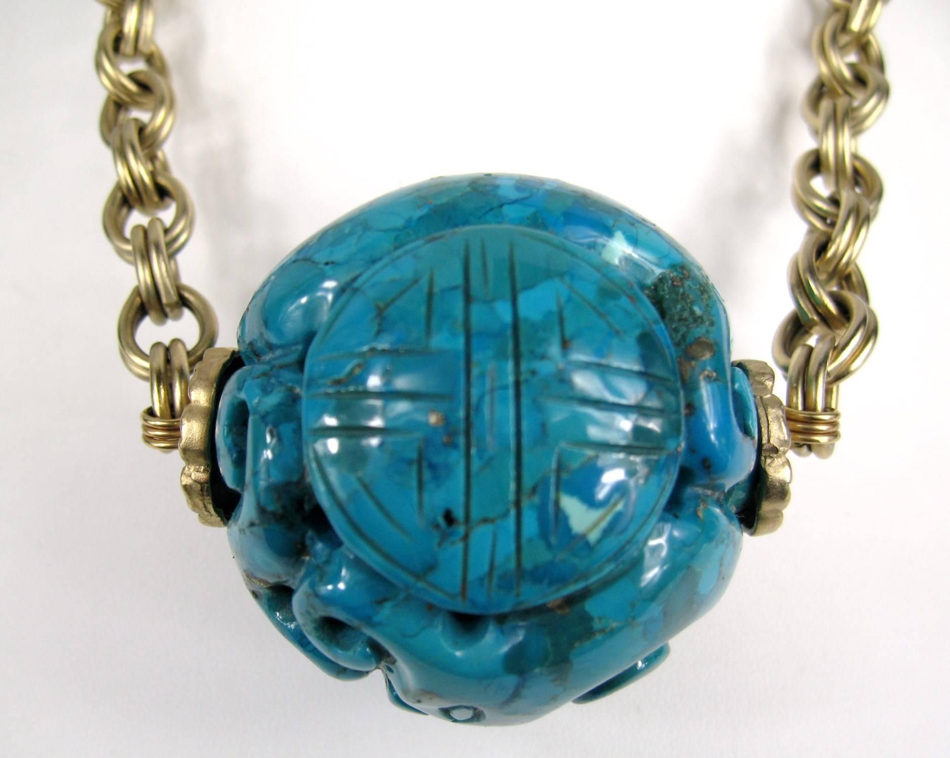 stephen dweck turquoise necklace