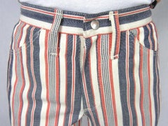 1960s Wrangler Hippie Striped Jeans New, Never worn USA