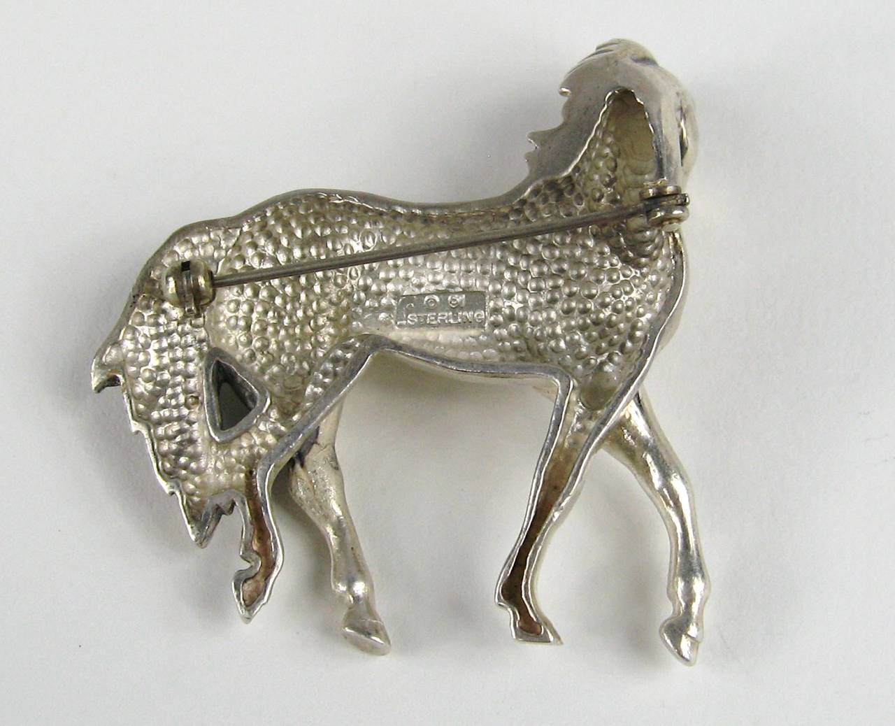 sterling silver horse pin