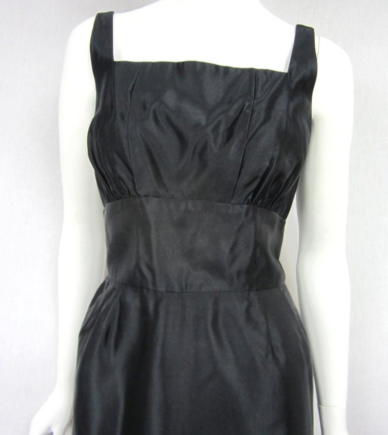 Vintage Little Black Taffeta 1960s Dress and Bolero Jacket Tina Rose ...