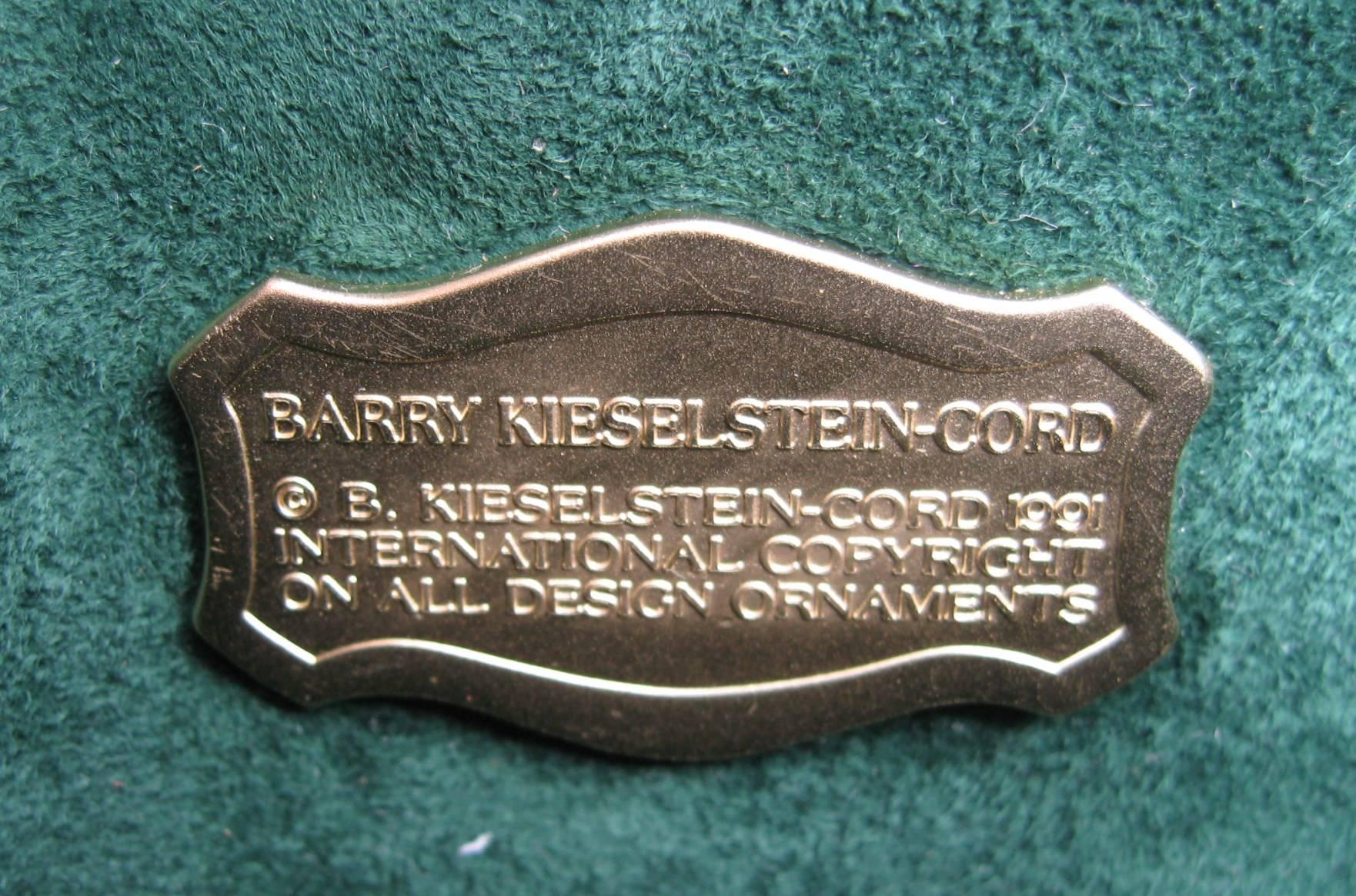 1995 BARRY KIESELSTEIN CORD Brown Lux Leather Mini Handbag Never Used  3