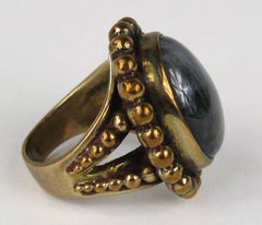 Sterlingsilber-Bronze-Ring von Stephen Dweck  1990s