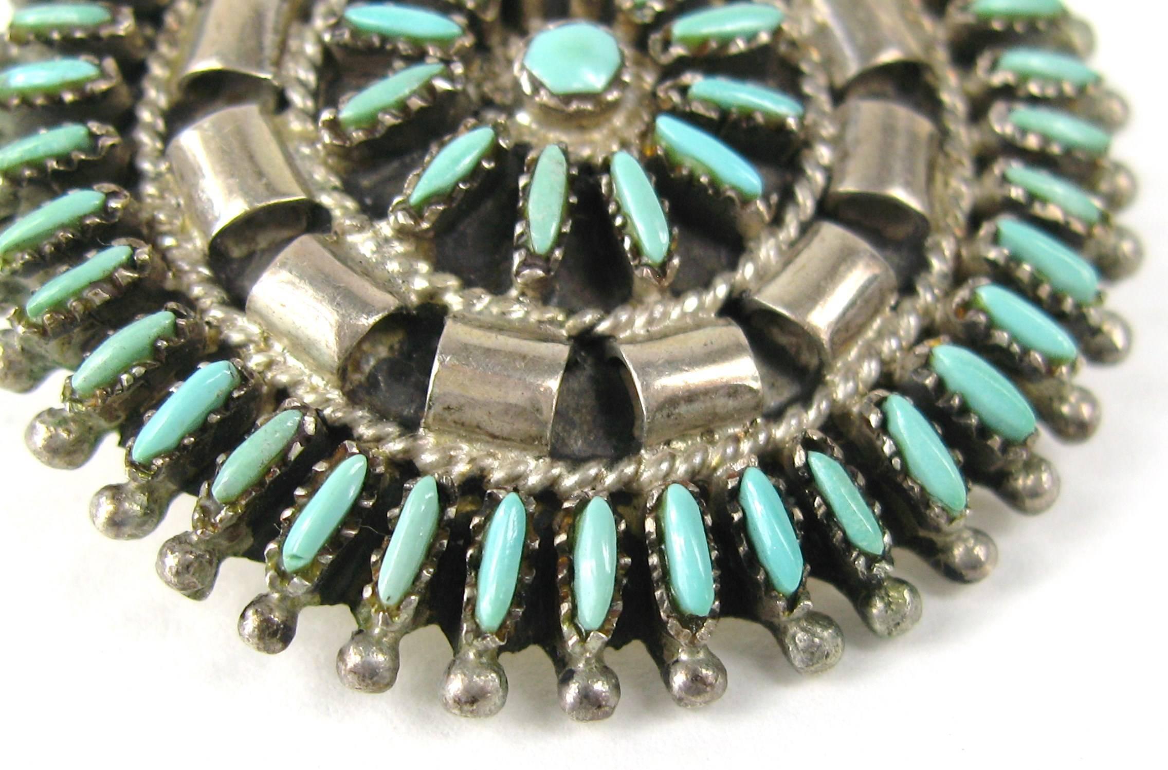 native american sterling silver earrings