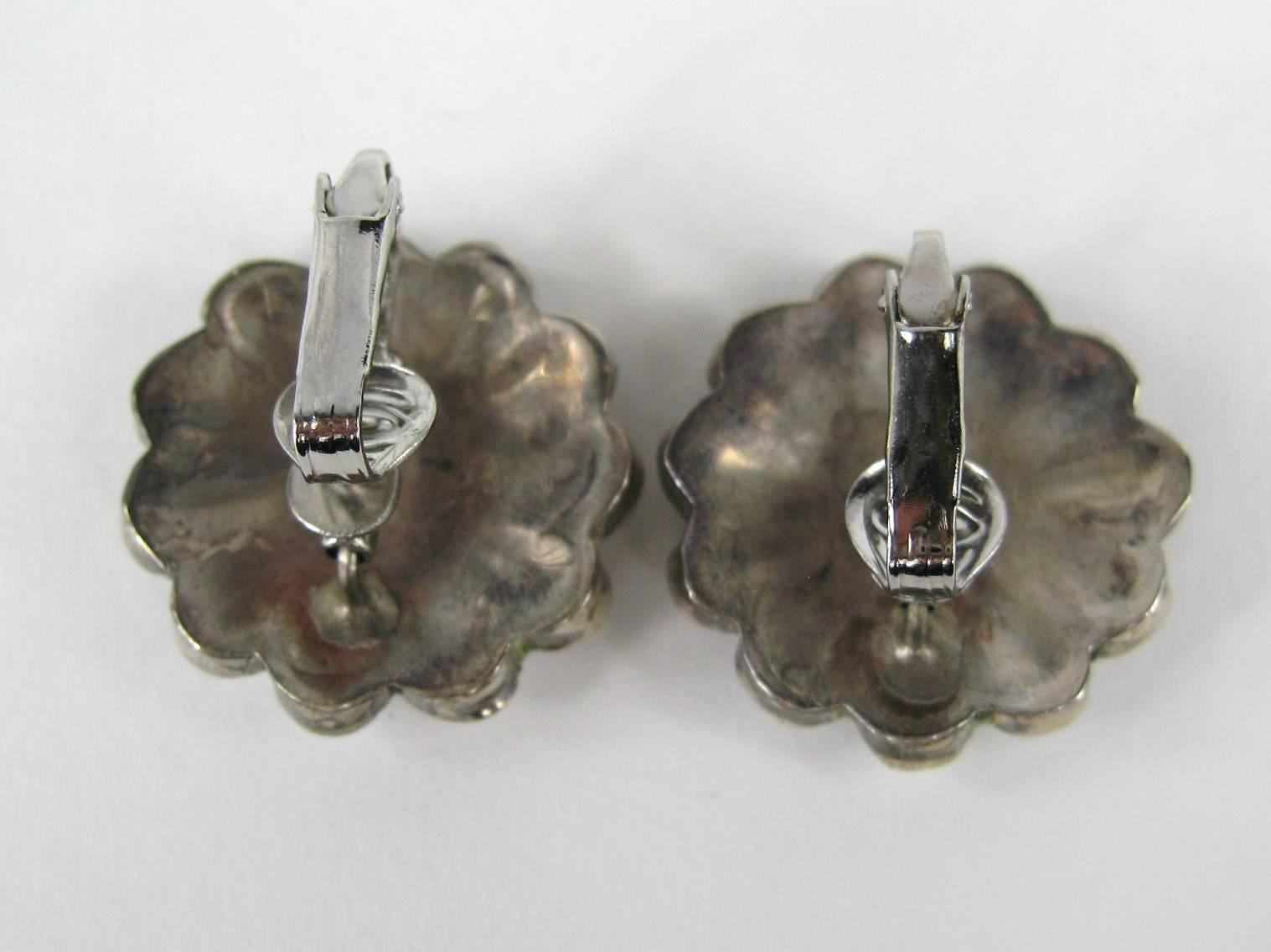 HOPI Pendientes Cara de Sol de plata de ley Nativos americanos Corte mixto en venta