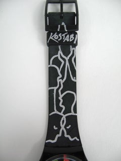 Swatch Twelve Apostles  Watch Hand Signed by Kostabi 1995 New, Never Worn