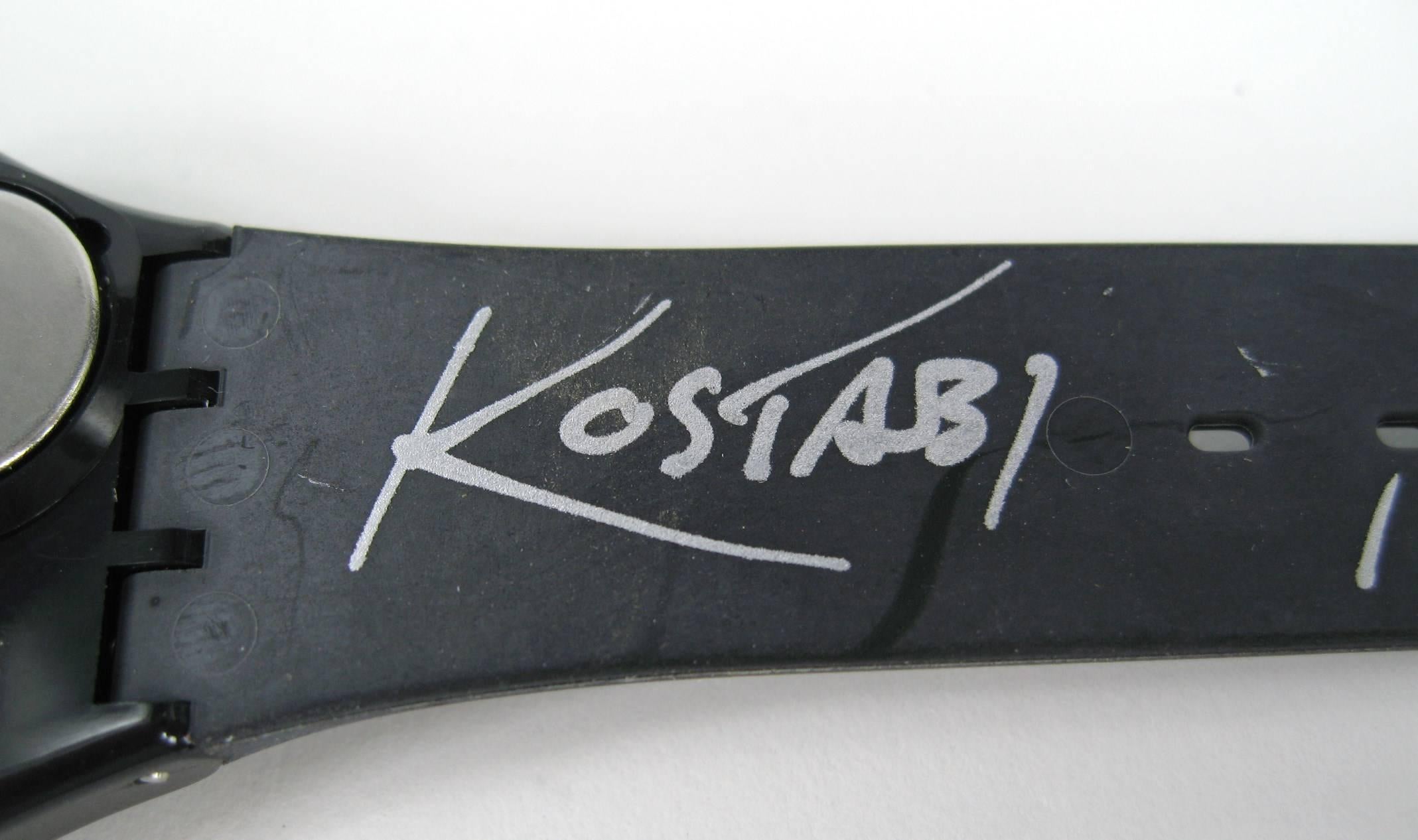  Swatch Twelve Apostles  Watch Hand Signed by Kostabi 1995 New, Never Worn  In New Condition For Sale In Wallkill, NY
