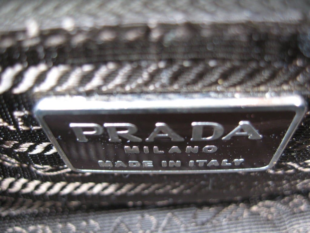 Prada Bronze Leather Handbag New Never Used with tags  In New Condition In Wallkill, NY