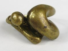 Pal Kepenyes Ring Modernist Bronze Brutalist  Mid Century