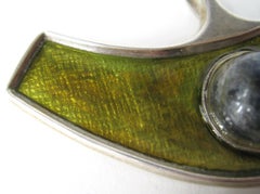 David Anderson Sterling silver Enamel Pendant Mid Century