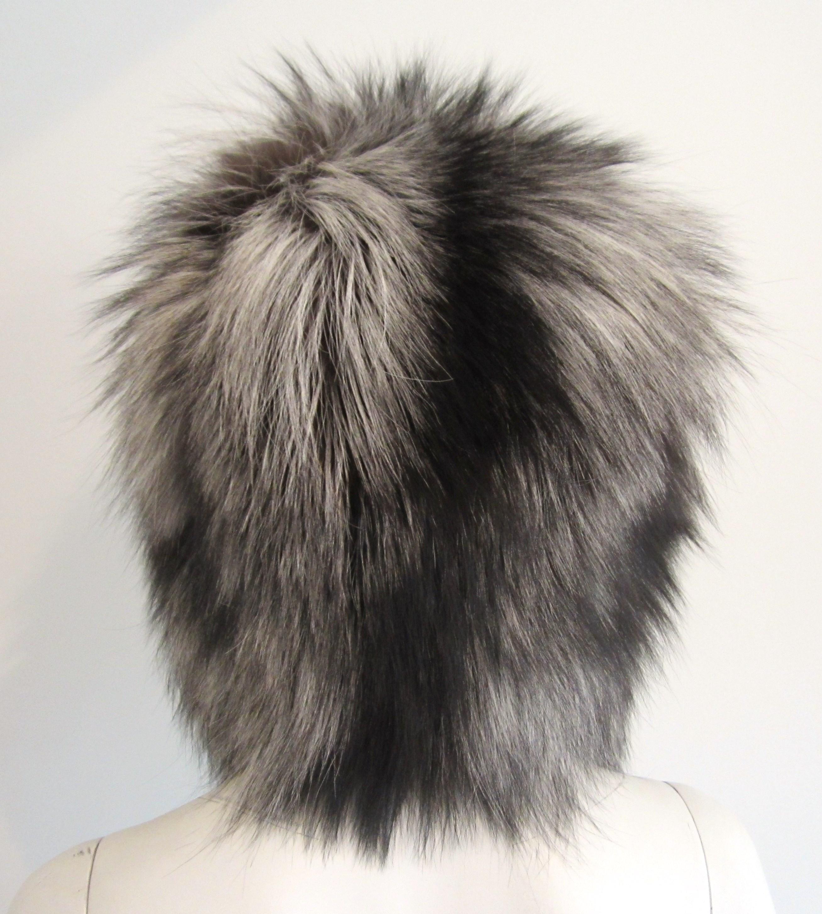 Women's or Men's Silver Tipped Fox Trapper Hat New, Never worn 