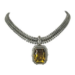 Stephen Dweck Sterling Silver Necklace 1990s