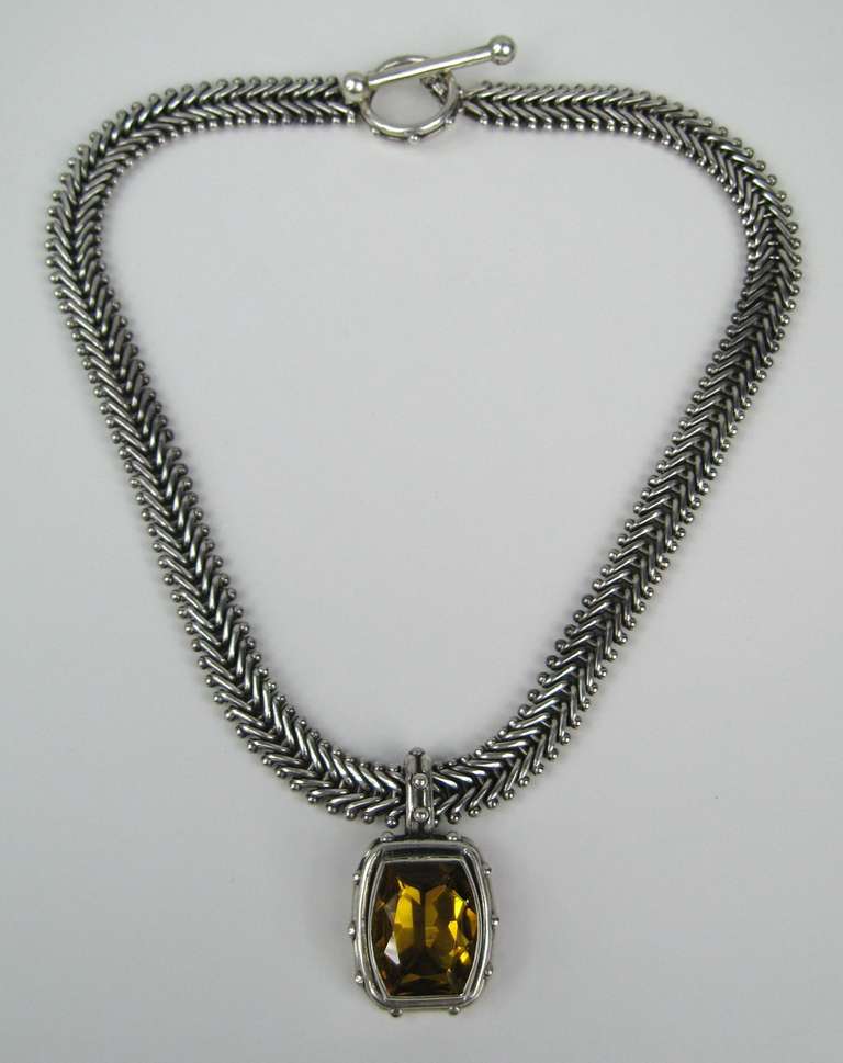 Stephen Dweck Collana in argento sterling anni '90 In condizioni ottime in vendita a Wallkill, NY