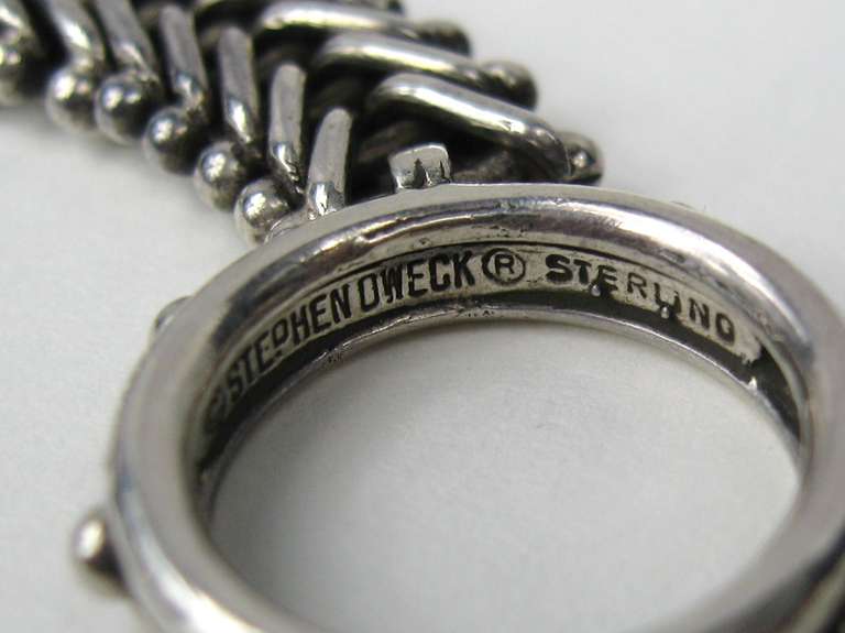 Stephen Dweck Collana in argento sterling anni '90 in vendita 1