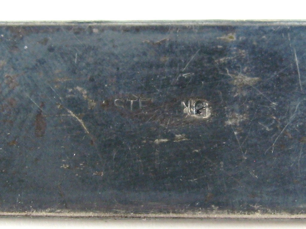 Antike antike Jugendstil-Gürtelschnalle aus Sterlingsilber mit Kette (Silber) im Angebot