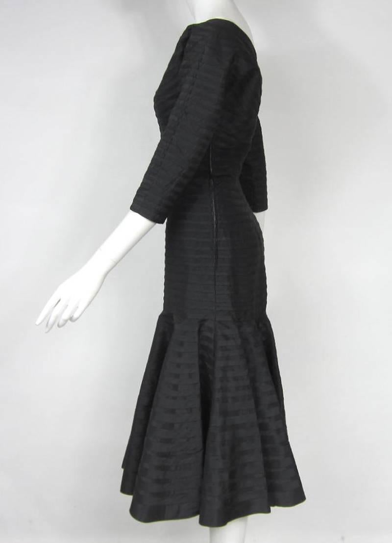 vintage fishtail dress