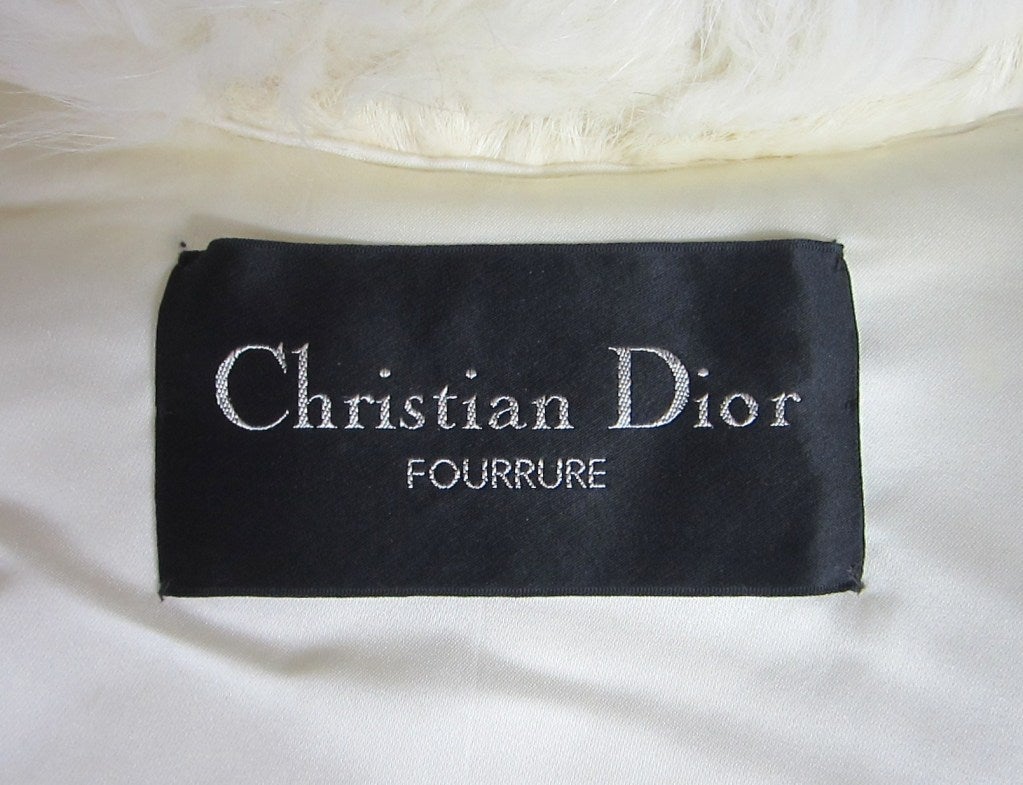 Veste en vison et renard Christian Dior  Manteau Fourrure  en vente 1