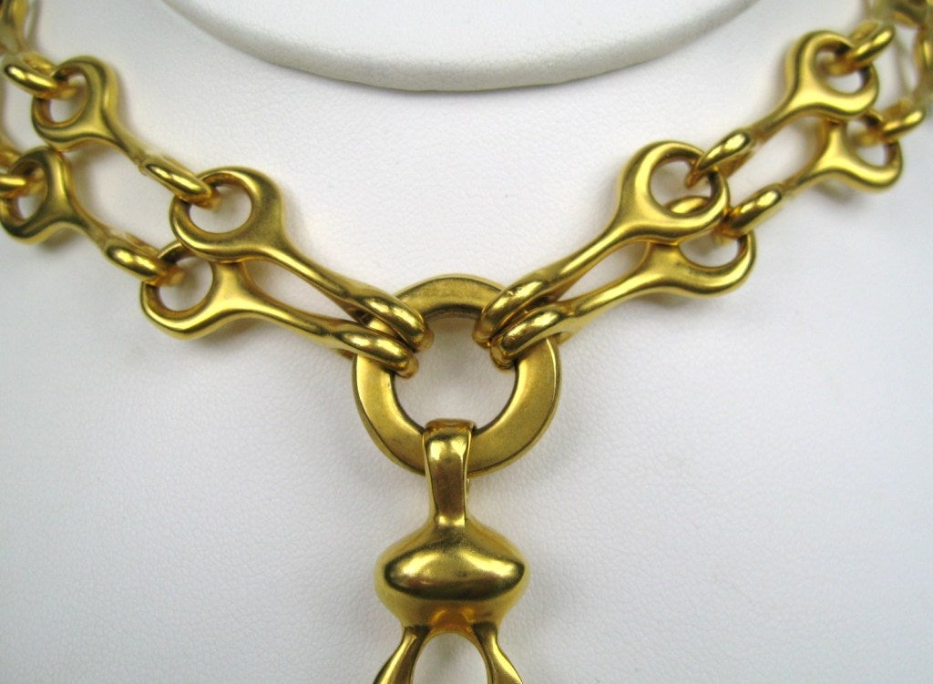 Robert Lee Morris Necklace  Large Disc 1990s RLM For Sale 1