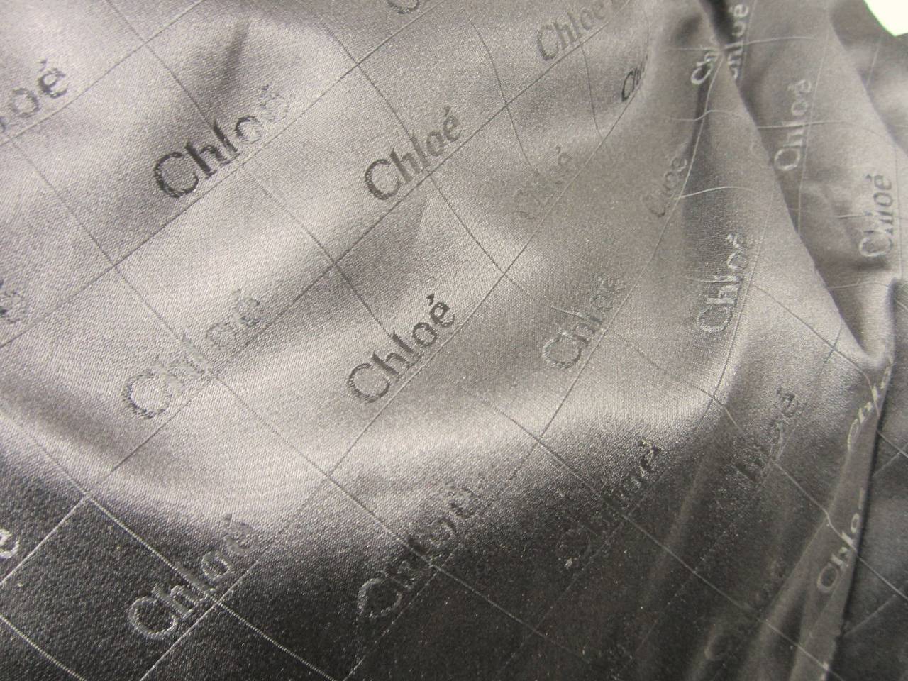Chloe Persian Lamb Jacket - Mink Fur Collar Vintage Coat  In Excellent Condition In Wallkill, NY