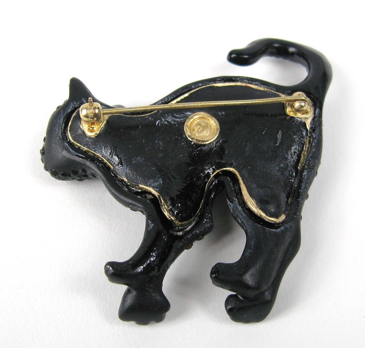 swarovski black cat