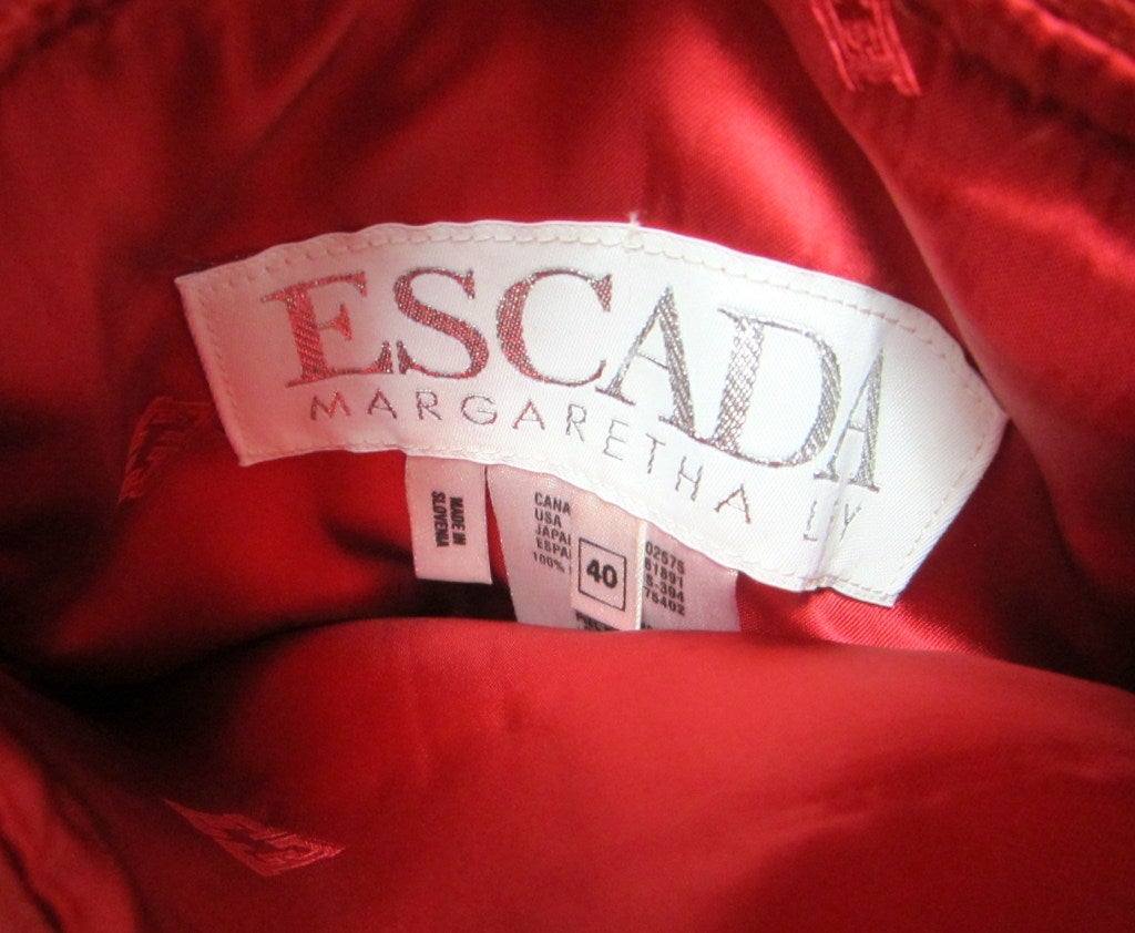 1990s O/S Reversible Escada Leather & Faux Fur Jacket $4, 000. New Never worn  For Sale 2