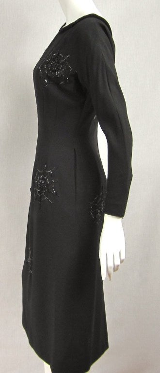 mignon black widow dress
