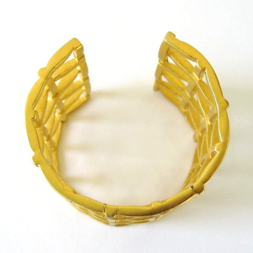 Karl Lagerfeld Cage Bracelet  Never worn 1990s  In Good Condition For Sale In Wallkill, NY
