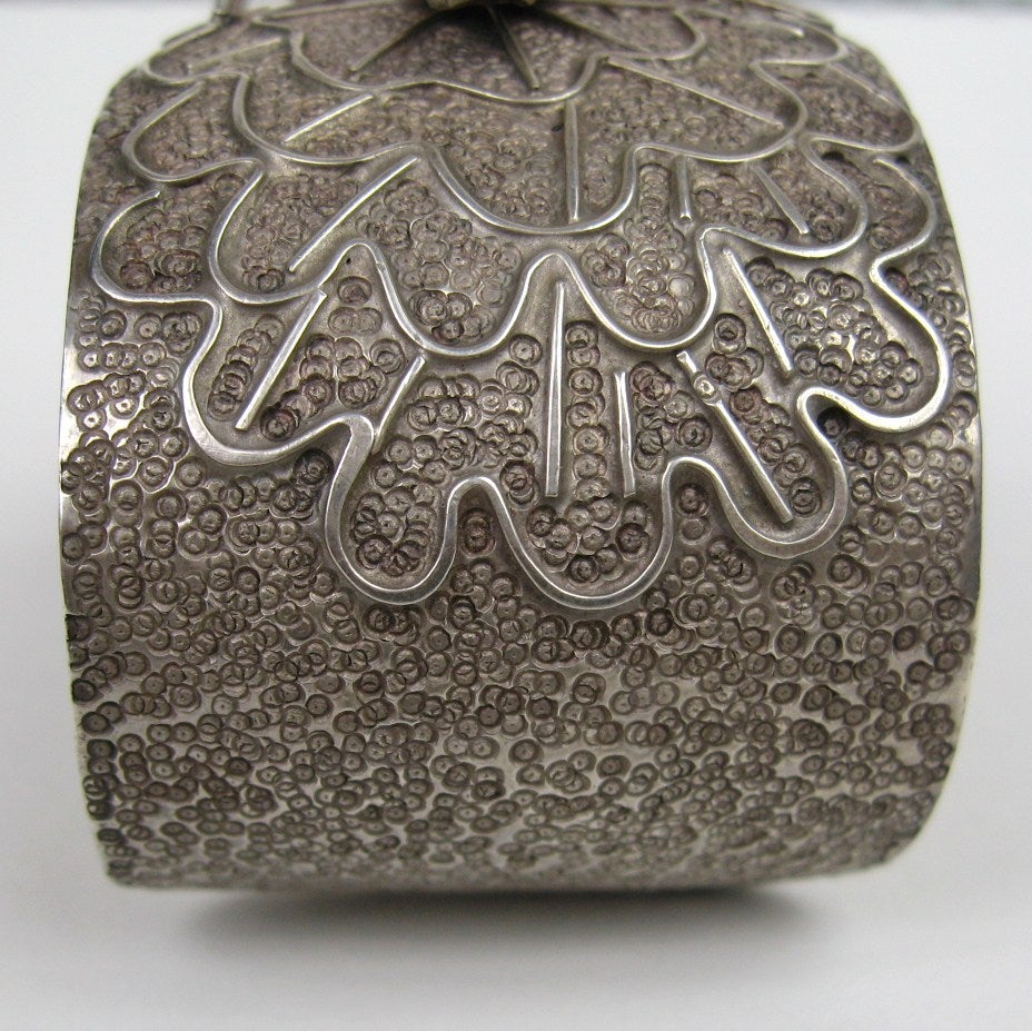 da uomo o donna Bracciale a forma di ragno in turchese in argento sterling in vendita