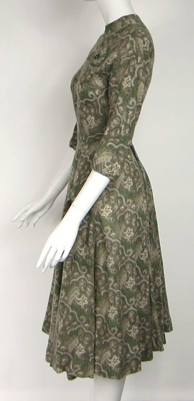 James Galanos - Vestito con gonna a doppio strato - Vintage anni '60 In condizioni ottime in vendita a Wallkill, NY