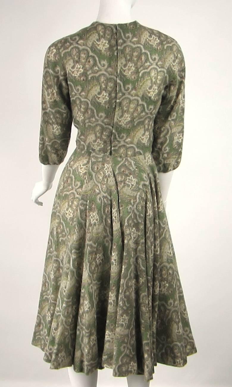 James Galanos - Vestito con gonna a doppio strato - Vintage anni '60 in vendita 1