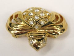 SWAROVSKI Crystal Bumble Bee Insect Bug Brooch Pin Never Worn 1980s