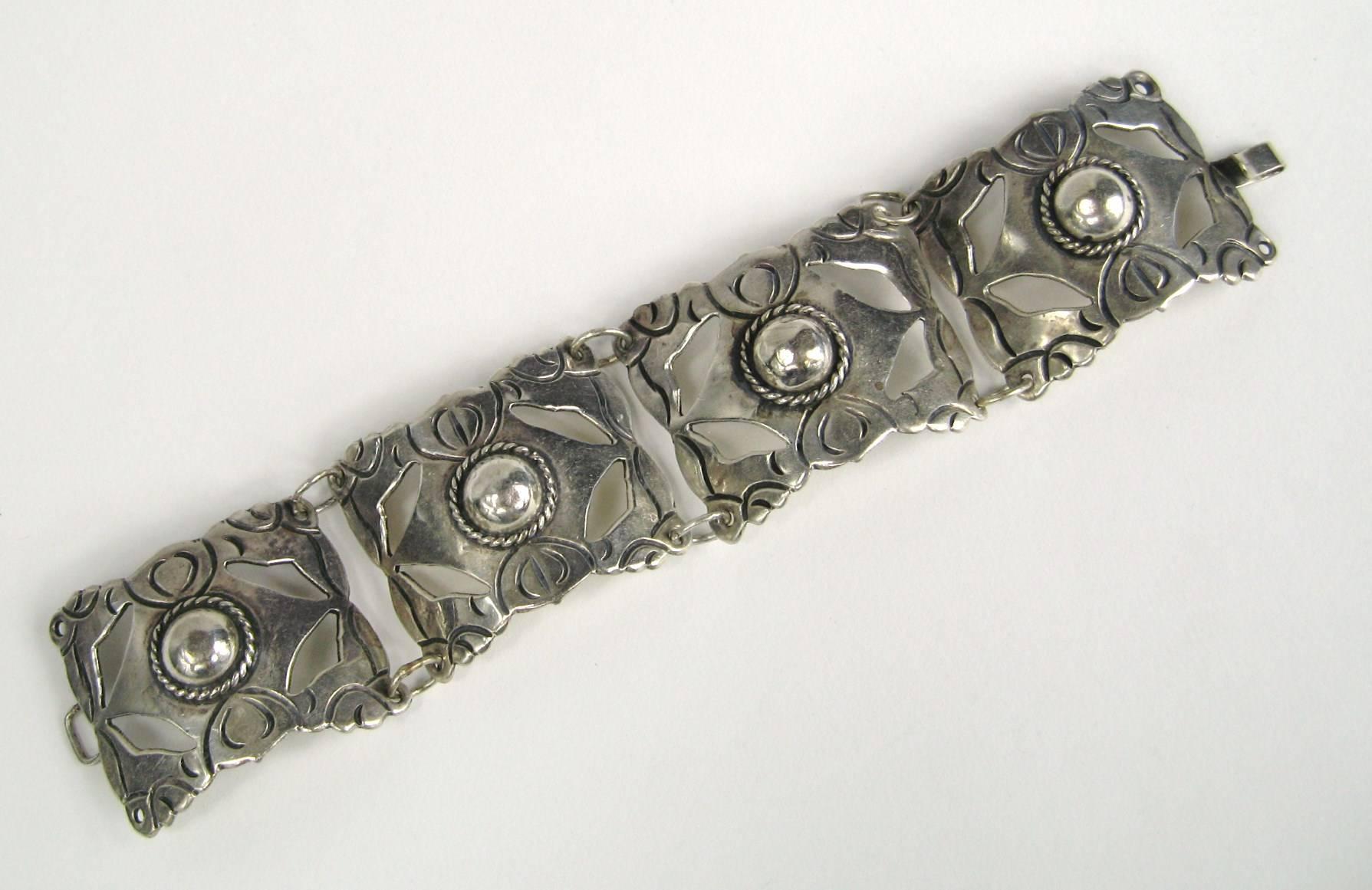 vintage mexican silver bracelets