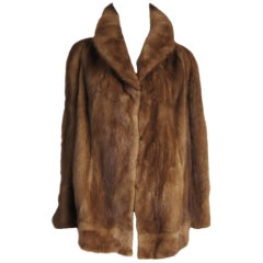Pastel Mink Fur Jacket - 1960's Hollywood Glam Vintage